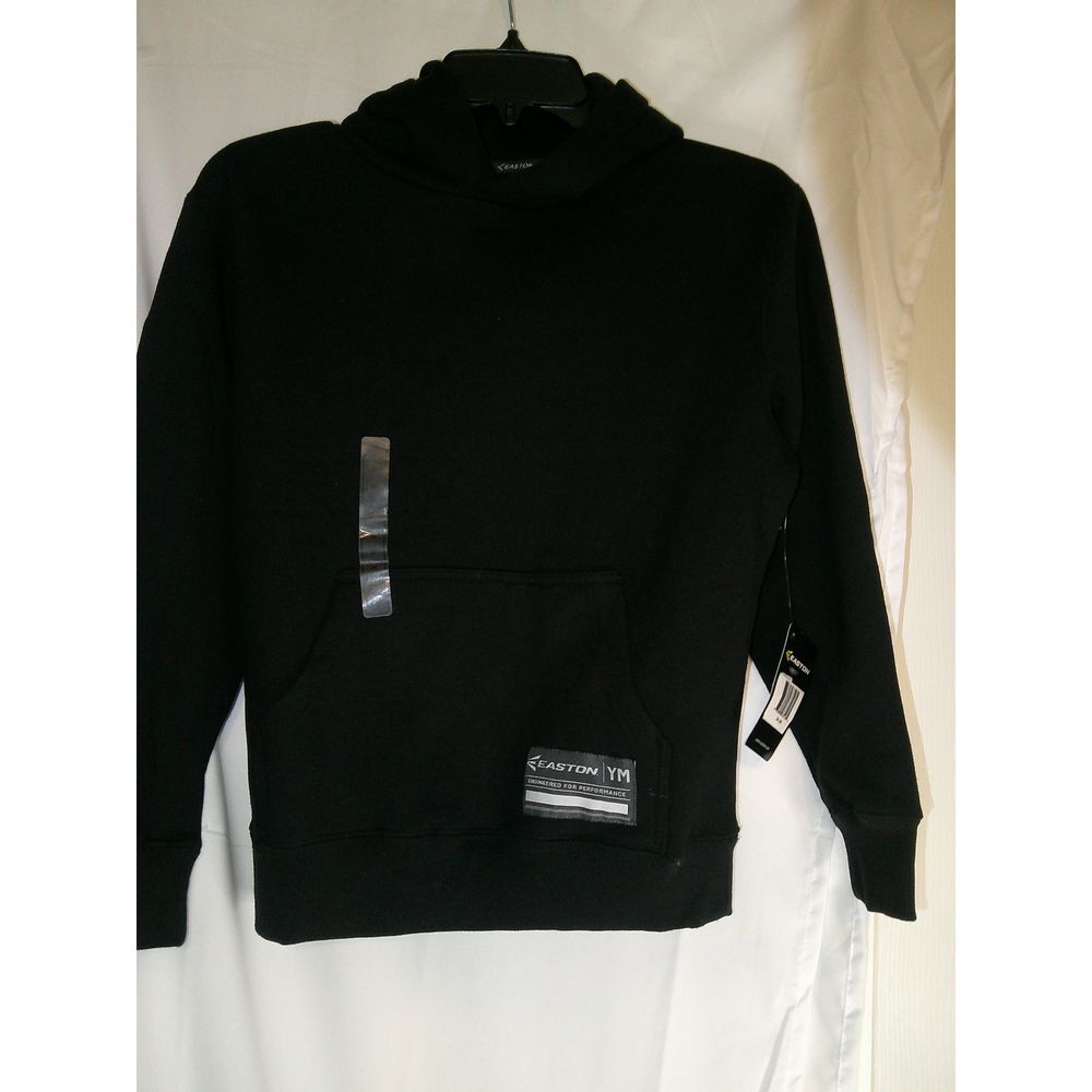 Easton Youth Black Performance Hoodie Sweatshirt‎ Athletic Wear YM
